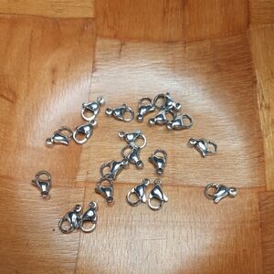 20pc Lobster Claw Closure Stainless Steel